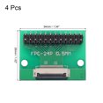 thumbnail image 2 of 4 Pcs Carte Connecteur FFC FPC 24 Broches 0.5mm Douille à 2.54mm Double Rangée Mâle Bande d'Adaptateur, 2 of 5