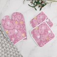 thumbnail image 7 of Hello Kitty Oven Mitts And Pot Holders Set 4 Pcs, Heat Resistant Oven Mitt Set with Potholders, Hot Pads And Oven Mitts Sets Oven Glove for Kitchen, Baking, Cooking, Grilling, 7 of 7