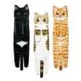 thumbnail image 1 of 3 toallas de mano multiusos con diseño de gato divertido y decorativo para secarse las manos. EstiloJ, 1 of 9