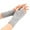 026_Grey, variant on Fingerless Mittens for Women Fitness Thumbhole Wool Touch Screen Knitting Sport Womens Gloves Dark Gray