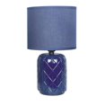 thumbnail image 1 of Ceramic Table Lamp With Shade (Tetra) (Navy Blue), 1 of 1