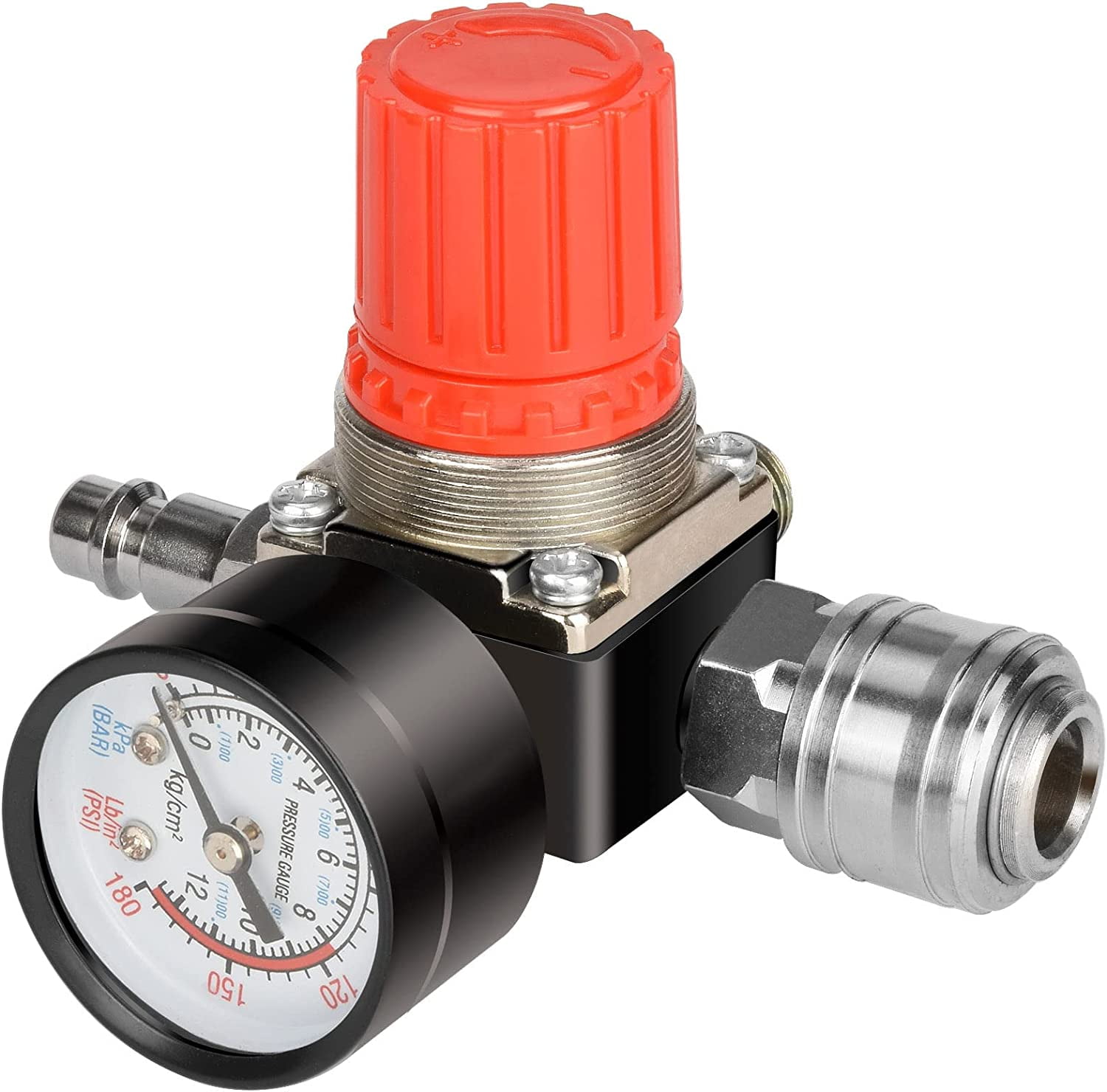 1/4" Compressed Air Pressure Regulator, EU Standard Pressure Regulator