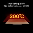 thumbnail image 4 of 3D Printer Build Plate, Matte Effect 260x360MM Double Sided Printing PEI Powder Coating Spring Steel Print Bed  for PLA ABS TPU TETG Nylon, 4 of 7