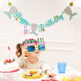 thumbnail image 3 of Injueey 1 Uds. Conjunto de tarjeta de papel verde de 9,8 pies cartel de feliz cumpleaños signo de feliz cumpleaños decoraciones de Kits de decoración para fiestas, 3 of 6