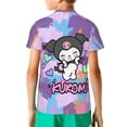 thumbnail image 2 of Sanrio Kuromi Kids T-Shirt 3d Printed Graphic T-Shirts Boys And Girls Short Sleeve Shirts For Youth Kids X-Small, 2 of 6