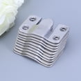 thumbnail image 3 of UKCOCO 10Pcs Metal Picture Frame Hanger Solid Stainless Steel with Pre Opened Screw Hole, 3 of 6