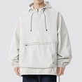 thumbnail image 2 of uikmnh Winter Coats For Men,Male Drawstring Zipper Jacket Casual Jacket Jacket,Size 3XL, 2 of 5
