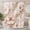 Multicolor1, variant on White Luxury Light Floral Shower Curtain, Elegant Boho Bathroom Decor, Cherry Blossom with Gold Glitter Marble Texture, Waterproof Washable Fabric Shower Curtain Set with Hooks,70X85in