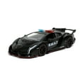 thumbnail image 1 of Lamborghini Veneno S.W.A.T. Police, Matte Black - Jada Toys 32261/4 - 1/24 scale Diecast Model Toy Car, 1 of 4