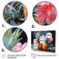 thumbnail image 3 of Designart "Bouquet of Pineapples and Florals I" Food & Beverage Floater Framed Canvas Print, 3 of 7