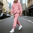thumbnail image 1 of Ceisia Men's Loose Fit ECG Print Hooded Sweatshirt & Jogger Set - Warm Stretch Casual Two-Piece Tracksuit Gifts, 1 of 5