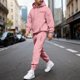 thumbnail image 1 of Ceisia Men's Loose Fit ECG Print Hooded Sweatshirt & Jogger Set - Warm Stretch Casual Two-Piece Tracksuit Gifts, 1 of 5