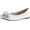 White Pearlized, variant on Venettini Girls Emily Dress Flats Shoes