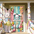 thumbnail image 5 of Easter Door Cover Banner, 180x90cm Bunny & Egg Design Door Curtain, Spring Holiday Porch & Home Decor, 5 of 9