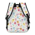 thumbnail image 4 of Fotbe Cute Owl Pattern Casual Backpack for School, Travel, and Outdoor Activities - Durable, Lightweight, and Comfortable, 4 of 5