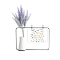 thumbnail image 1 of Colores abstracto arte patron plantas Tarjeta de jarrón de lavanda artificial, 1 of 3