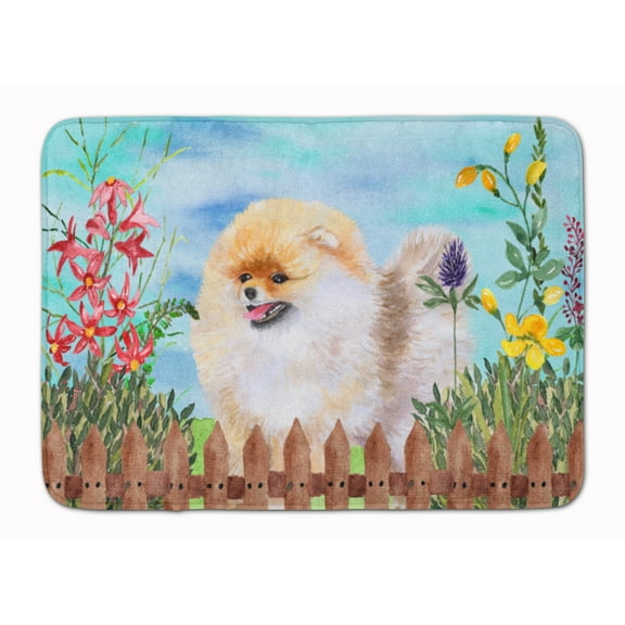 Pomeranian Spring Machine Washable Memory Foam Mat