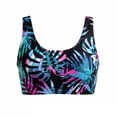 thumbnail image 5 of DHFJKG Hawaiian Bikini Top Women Summer Swimwear Scoop Neck Cropped Tank Top Beach Sports Bra Tropical Print Bathing Suit Holiday Beachwear, 5 of 5