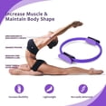 thumbnail image 6 of Fbsport Pilates Ring Yoga Circle , Fitness Yoga Ring, Stretch Exercise 14'' Gym Fitness Body Trainer Magic Purple, 6 of 9
