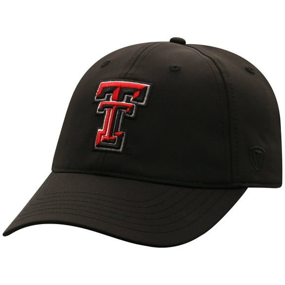 Men's-Top of the World  Black Texas Tech Red Raiders Victory Trainer Adjustable Hat