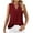 Wine, variant on GERsome Tank Tops for Women V Neck Solid Color Sleeveless T Shirts Womens Summer Office Work Shirts Tops S-3XL