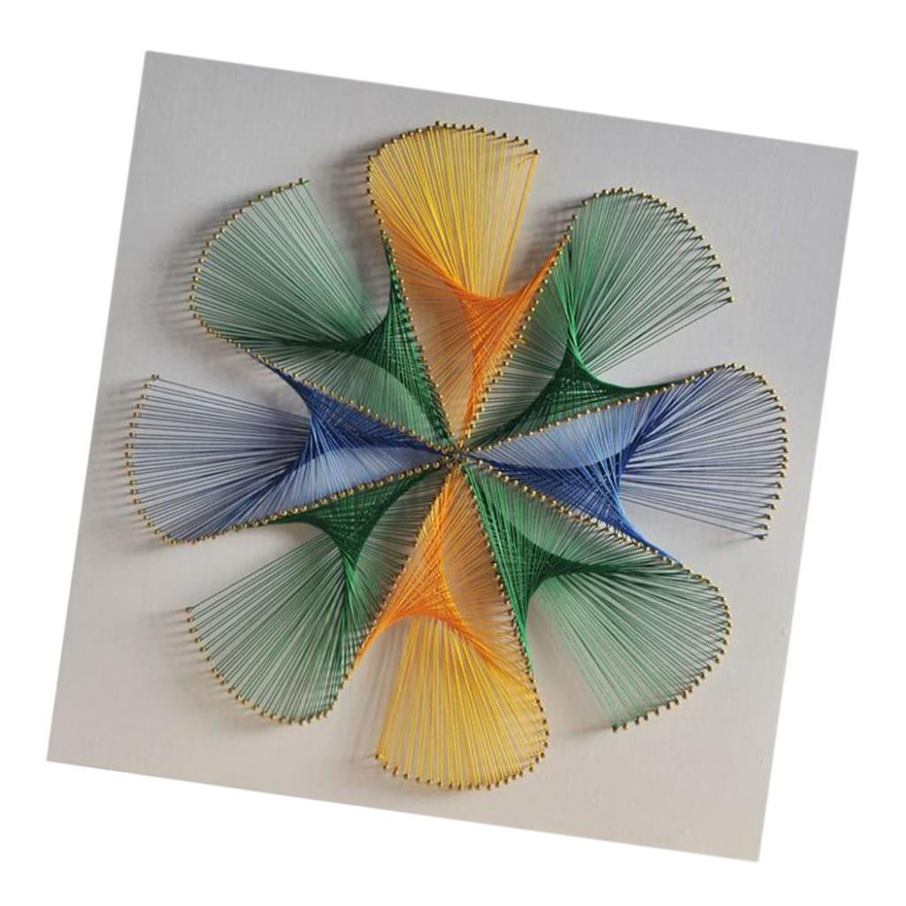 String - Flower String Art, Arts and Crafts , Adult Crafts, Geometric