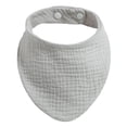 thumbnail image 5 of Zanarzt Muslin Burp Cloths Muslin Baby Bibs Baby Bandana Drool Bib for Drooling and Teething Cotton Soft Absorbent for Girls Boys Grey, 5 of 9