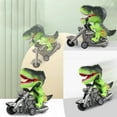 thumbnail image 2 of Dinosaur Toy,Dinosaur Motorcycle Toy Boy Simulation Tyrannosaurus Dinosaur Model Inertial Motorcycle Toy,Inertial Dinosaur Vehicle (4Pcs), 2 of 5