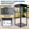 thumbnail image 2 of Quality Standing Police Gear Rack, Rust - Proof, Powder - Coated Iron Frame, for Police Office, Storage Room & Home, 2 of 7