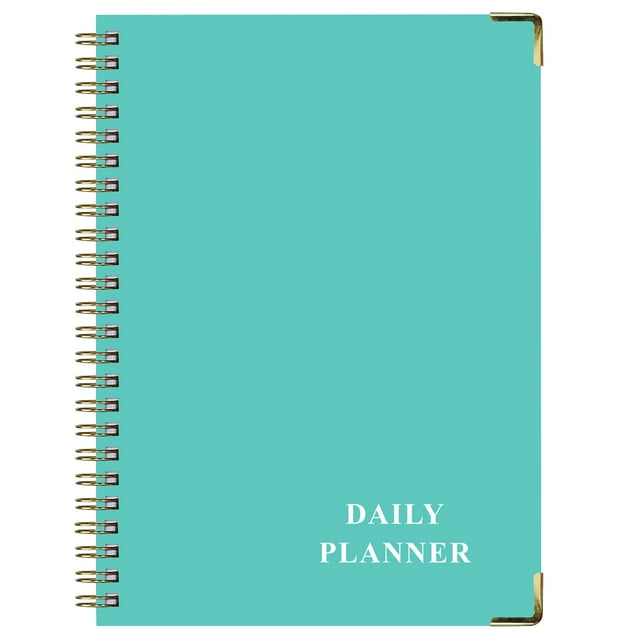 Aodebiao Financial Planning Notebook with Strap - Budget Organizer for Money Management - Monthly Calendar & Goal Tracker - Productivity Planner for Office Home - Premium Coil Binding & Pocket