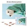 thumbnail image 6 of Naloa Dog Wrapped in Towel Custom Puzzles Personalized Puzzle 1000 Pieces from Photo Custom Jigsaw Puzzle for Wedding, Graduation, (29.5×19.7in, Vertical), 6 of 9