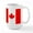 White, variant on CafePress - Canadian Flag Large Mug - 15 oz Ceramic Large White Novelty Mug