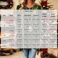 thumbnail image 3 of Karymi Solid Velvet Tunic Womens Tops, Crew Neck Half Button Long Sleeve Loose A-line Hem Pullover, 3 of 7