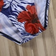 thumbnail image 4 of ITFABS Women Push Up Bikini Set Flower Print High Waist Swimming Suits, 4 of 5