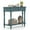 Blue, variant on Resenkos 36"L Retro Wooden 2-Tier Narrow Console Table for Behind Couch/Foyer, Blue