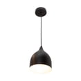 thumbnail image 2 of Lámpara colgante moderna LámparaYa negro mate 1 luz E27 40W, 2 of 5