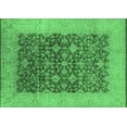 thumbnail image 1 of Ahgly Company Indoor Rectangle Oriental Emerald Green Industrial Area Rugs, 8' x 12', 1 of 4