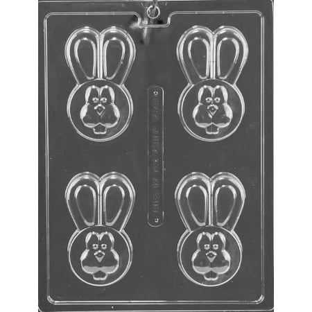 

Candyland Crafts Bunny Cookie Chocolate Candy Soap Mold Combo | Food Safe Plastic Durable and Reusable Chocolate Making Mold - E478 - (5 Pack)
