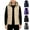 Khaki, variant on uublik Light Puffer Vest Men Warm Quilted Sleeveless Outerwear for Work Casual Travel Purple