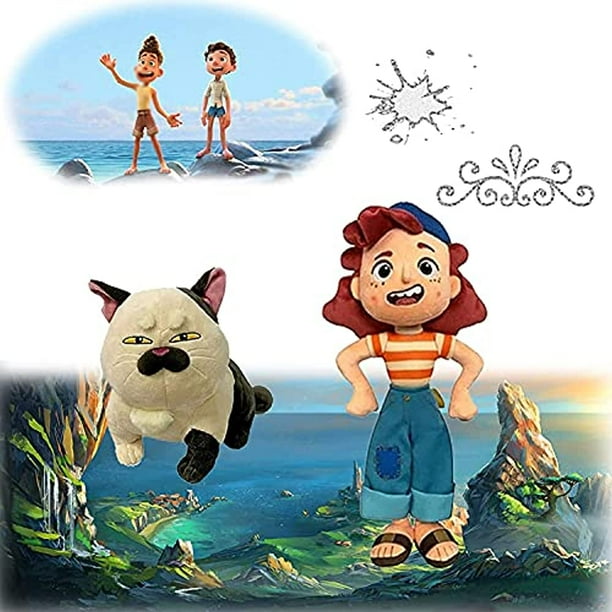 Luca Alberto Plush, Alberto Sea Monster Plush Toys Giulia Machiavelli Cat Luca Alberto Plush Set