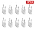 thumbnail image 2 of 1-100 Uds 4,0/4,8mm adaptador de enchufe de la UE UE EE. UU. Israel a Euro KR BR Brasil convertidor de enchufe adaptador de corriente de viaje americano enchufe Tan Jianjun unisex, 2 of 2