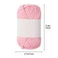 thumbnail image 3 of Yonrjhukm Colorful Hand Knitting Yarn, 50g Soft Acrylic Crochet Yarn for Knitting, DIY Crafts, Sweaters, Scarves, Bags, and More, Great for Beginners and Experienced Crafters, 3 of 6