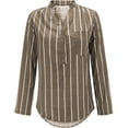thumbnail image 5 of Women's Winter Tennis Clothes Sleeve Half Button Summer Casual Fitted Shirt Clothes Plus Size Fashion, 5 of 11
