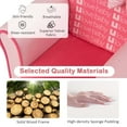 thumbnail image 5 of Costway Kids Cute Pink Bow Sofa Children Couch Toddler Upholstered Armchair Solid Wood, 5 of 10