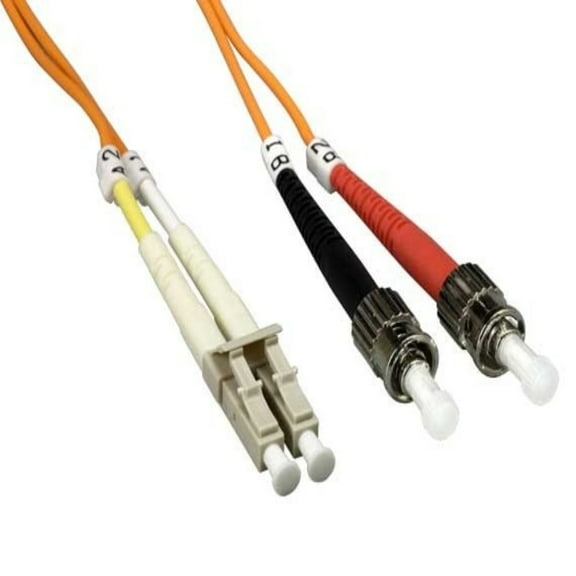 SANOXY Cables and Adapters; 2 Meters LC to ST Duplex 62.5/125 Multimode OM1 Fiber Optic Cable