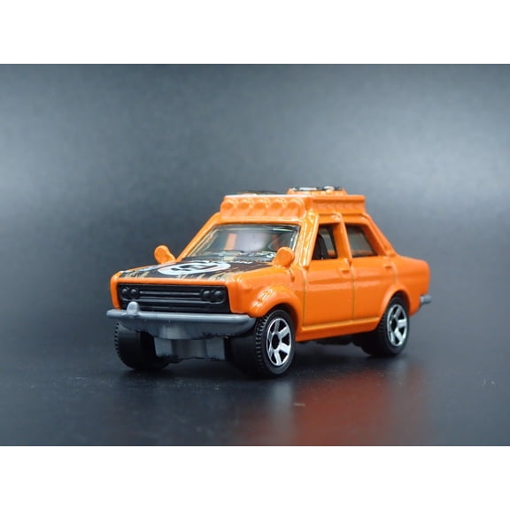 Open Box 1968-1973 DATSUN 510 RALLY ORANGE RARE 1:64 SCALE COLLECTIBLE DIECAST MODEL CAR