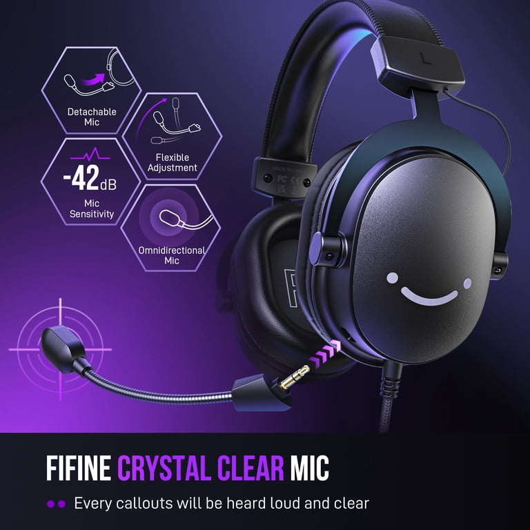 fifine microphone microphone and headset for streaming