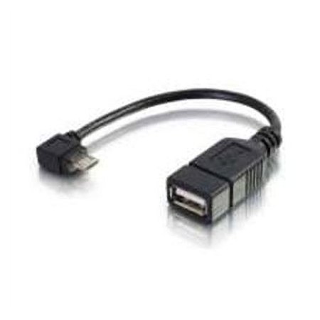 UPC: 0757120273202 | C2G USB Cable Micro USB Cable USB 2.0 Cable USB Micro B Male to USB A Female Adapter Cable 6 Inches Black Cables to Go 27320