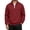Red-sweatshirt, variant on Aezemi Quarter Zip Sweatshirt for Men Pullover No Hood Long Sleeve Casual Soft Mock Neck Sweatshirt Fall Winter Workout Sports Outerwear Top XL