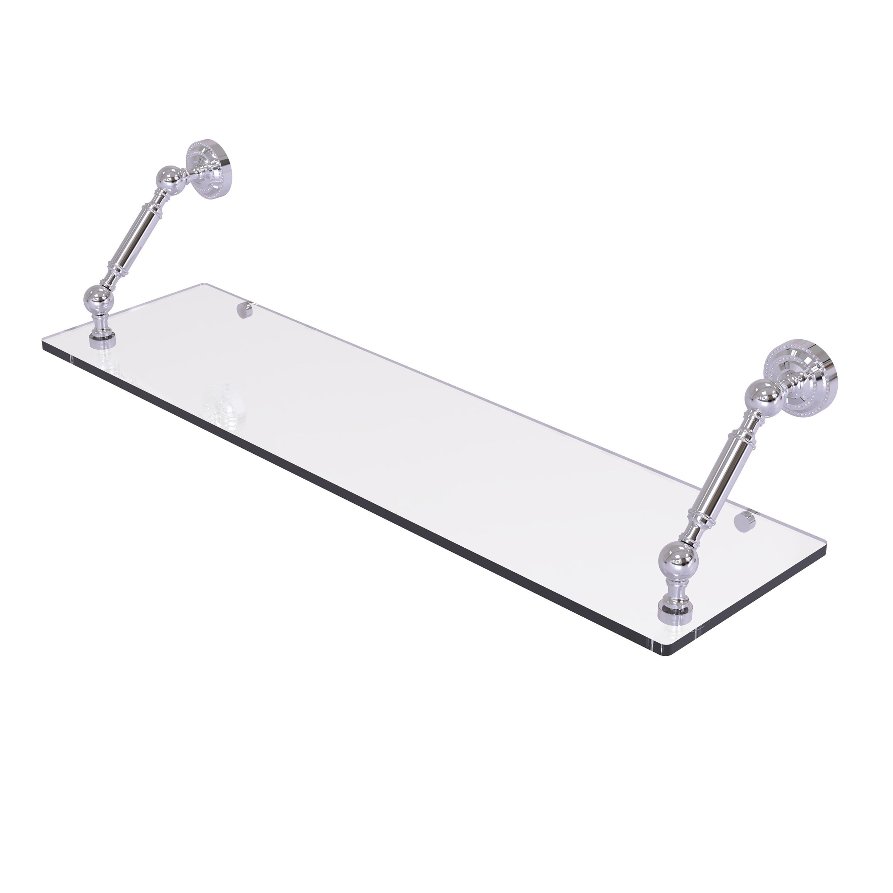 Dottingham Collection 30 Inch Floating Glass Shelf